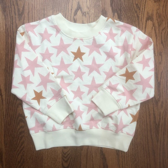 Pink Chicken Other - NEW Pink Chicken Pink Gold Stars Sweatshirt